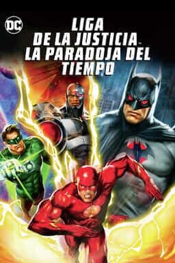 Poster Liga de la Justicia: La paradoja del tiempo.